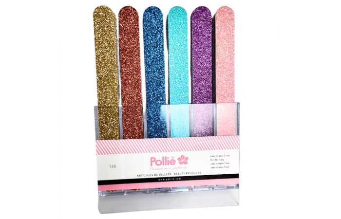 Expositor de limas glitter